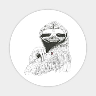 Sloppy sloth Magnet